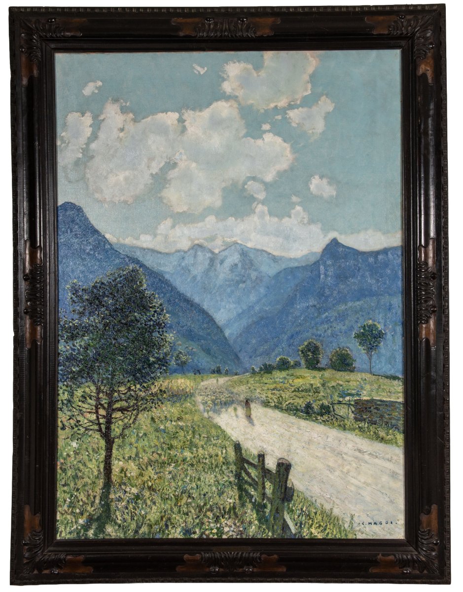 CESARE MAGGI - Sulla strada di Torre Pellice-photo-2