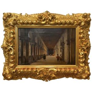 Luigi Querena - La loggia di Palazzo Ducale a Venezia (1858)