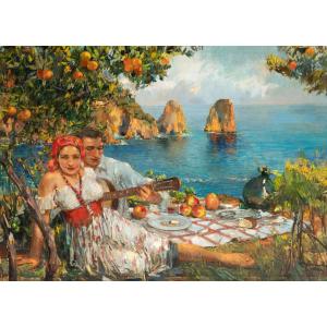 Cipriano Mannucci - Faraglioni a Capri (1940)