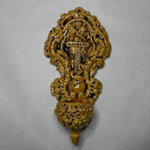 Talbot La Borne Benitier From The XIXth Century