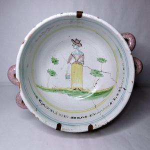 Faience Of Saintes Legumier Patronymic Wedding Date 1804