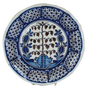 Spain Or Portugal Plate With Tree Of Life 18th Century