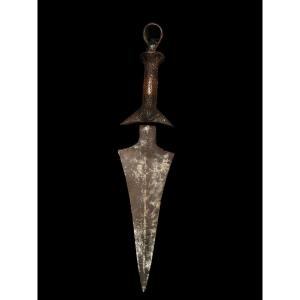 Rare African Knife From The 'tetela' Tribe From Congo - Early 20th Century