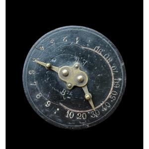 Wooden Counting Instrument With Brass - 19th Century