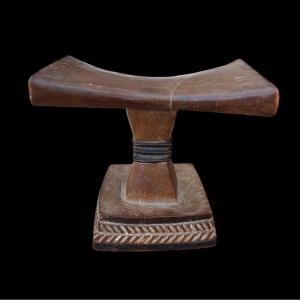 African Headrest From The 'luba' Tribe Of Congo - Africa - Early 20th Century