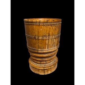 Ivory Turned Mortar - Indo-portuguese - 17th Century