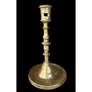 Large Bronze 'flemish' Candlestick, Renaissance Period - Flanders - Early 16th Century