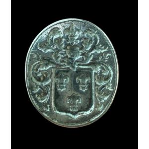 Sealing Stamp (seal/mark) With A Silver Figure - France - 18th Century