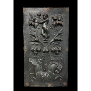 Decorative Bronze Panel, Renaissance Style – Probably 19th Century