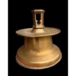 Turned Bronze Candlestick - Renaissance - Spanish - 16th Century