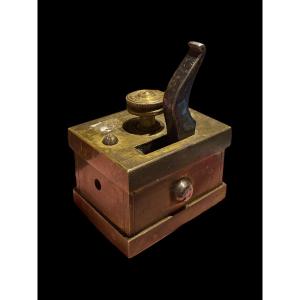 Mechanical Brass Bloodletting Tool/fleam - English - 19th Century