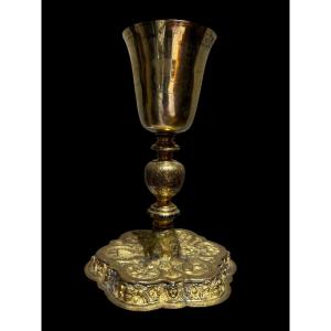Vermeil And Gilt Copper Chalice - Italy - Late 16th, Early 17th Century