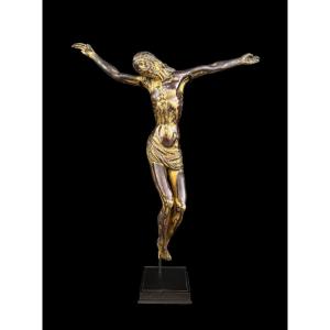 Corpus Christi' Figure Of Christ In Fire-gilt Bronze - Italy - Late 16th Century