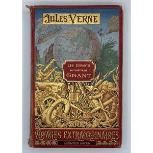 Book Jules Vernes The Children Of Captain Grant, Hetzel