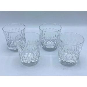 Baccarat Crystal Whiskey Glasses Armagnac Model 