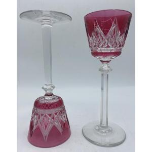 Crystal Glass, Roemer, Baccarat Louvois Model