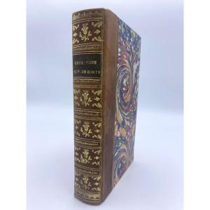 Old Book Catalog Of The Collection Of Monseigneur Prince De Couty