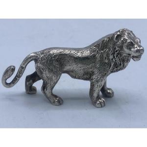 Solid Silver Lion
