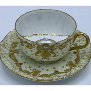 Mustache Cup, Porcelain, Limoges 