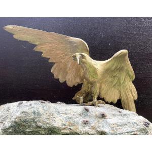 Gallia Bronze And Silver-plated Metal Watch Holder Set 