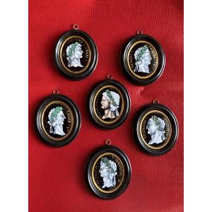 17th - Jacques II Laudin - Lot Of Six Medallions