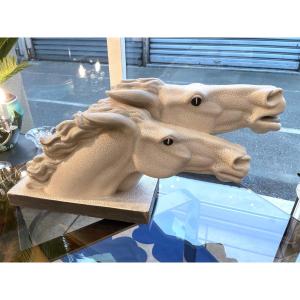 Art Deco Ceramics By Charles Le Manceau: Horses 