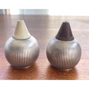 Silver Salt Pots: Cardeilhac