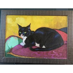  Frans Ermengem (1893-1985) The Cat