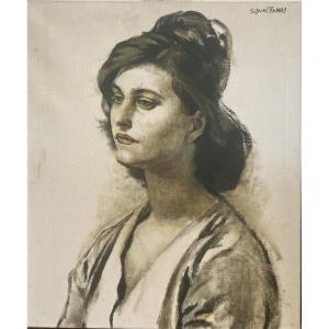 Suzanne Fabry (1904-1985) Portrait Of Julie