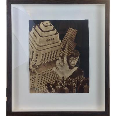 Rosmond Meys °1915, The Hand. Collage