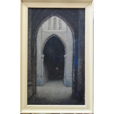 Henri Deglume (1865-1940), The Entrance Of The Convent