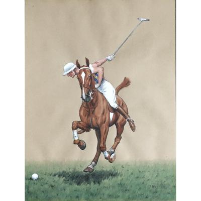 F. Reboux  20th Century, Polo Player