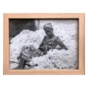 H. Goldstein Congo Presse. Young Muzimba Girl At The Cottonmarket Of Kipaka-lutshi Photograph