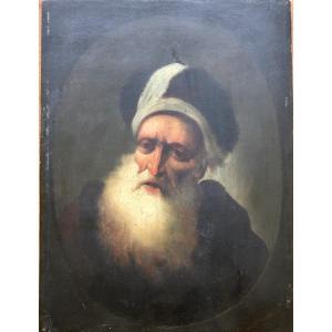 Portrait Of A Bearded Man - Christian Wilhelm Ernst Dietrich (1712 – 1774)