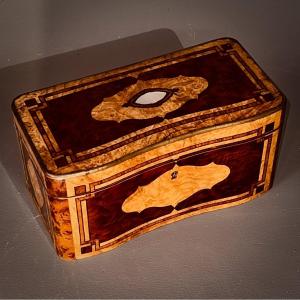 Inlaid Tea Box Curved Facade XIX