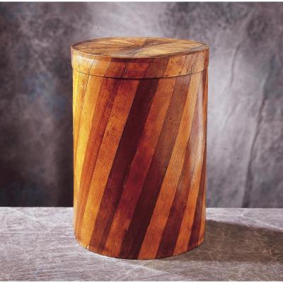 Wig Box Maple Walnut Marquetry Alsace
