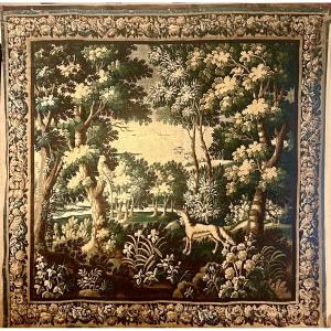 18th-century Verdure Tapestry From Aubusson