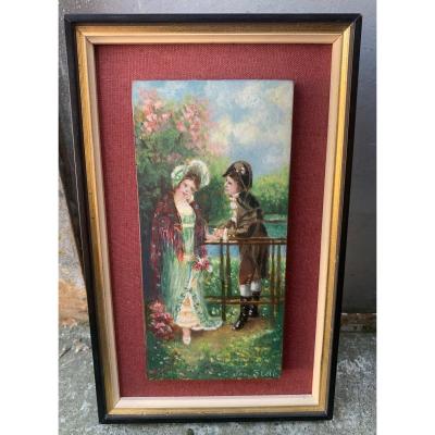 Miniature de Joseph STEIB "les fiancés"