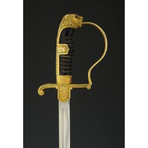 De La Heer Officer's Saber From The Feldmarschall Series Number 1706, Second World War