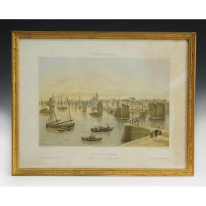Litography The Port Of Sables d'Olonne
