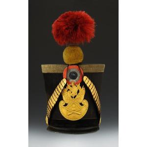 Artillery Staff Officer's Shako, Model 1830, July Monarchy. 