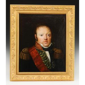 Portrait Of Vice-admiral Denis Decrès: Oil On Canvas, First Empire. 30224