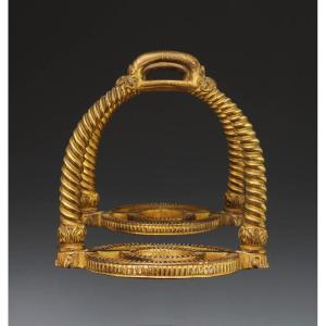 Pair Of Officer's Stirrups, First Empire.
