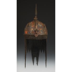 Oriental Archer's Helmet, Called Kulah Khud, Ottoman Empire, 19th Century.