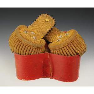 Pair Of Lieutenant General's Shoulder Boards, Model 1830, July Monarchy. 