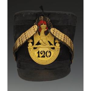 Shako Of A Junior Officer Of A Grenadier Of The 120th Line Infantry Regiment, Model 1812,