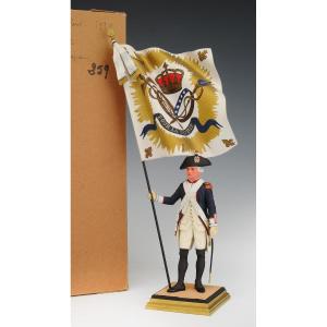 Georges Fouillé, Marine Painter (1909-1994): National Guard Of Paris 1790, 3rd Division