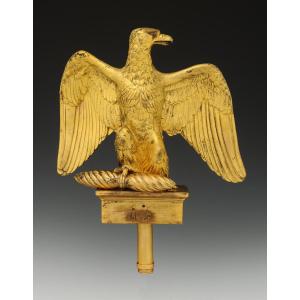 Flag Eagle Awarded To The 13th Chasseurs à Cheval Regiment, Model 1804, First Empire