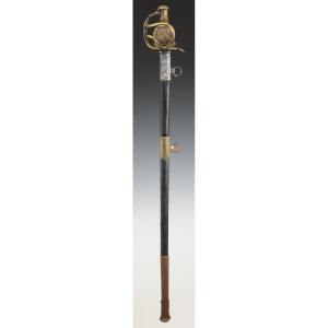 Reward Saber, Known As The "parish Saber", Awarded To Gendarmerie Lieutenant René Bedouet