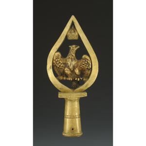 Standard Top Of The Regiment Of Honor Guards, First Empire. 